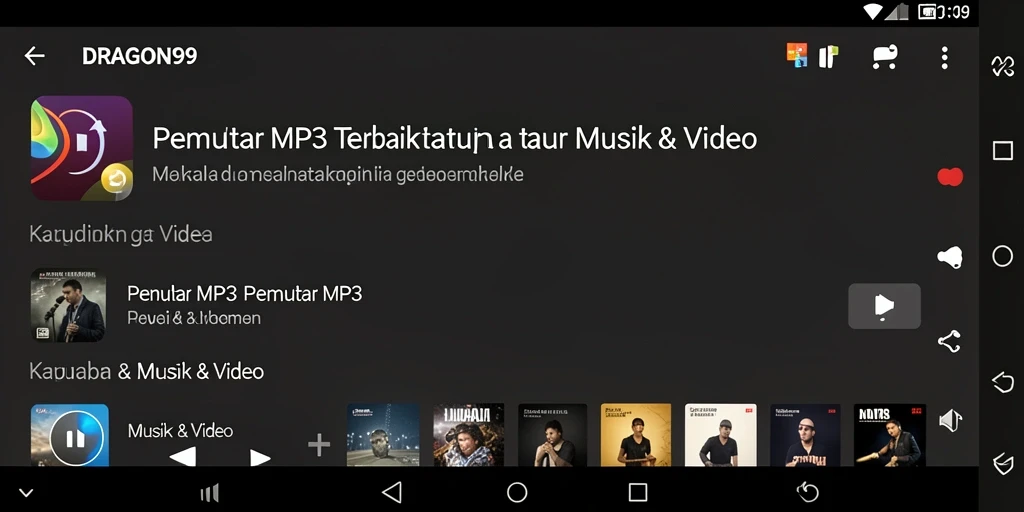 Tampilan antarmuka DRAGON99 yang sederhana dan intuitif.