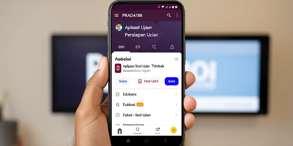 Antarmuka aplikasi PRADA188 yang user-friendly dan fungsional.