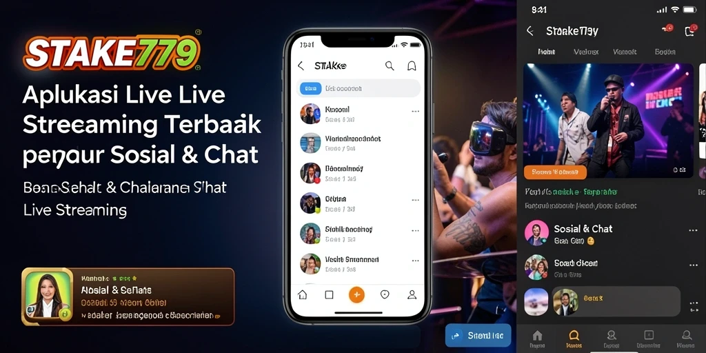 Antarmuka STAKE779 yang menarik dan mudah digunakan untuk Live Streaming.